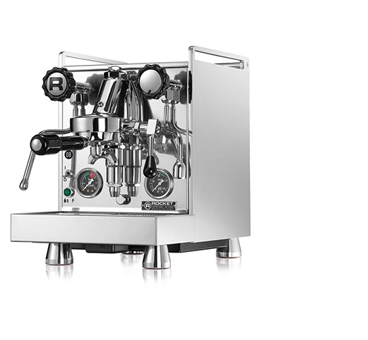Macchina per caffè espresso Rocket Mozzafiato Cronometro R Inox