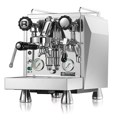 Macchina per caffè espresso Rocket Giotto Cronometro V Inox